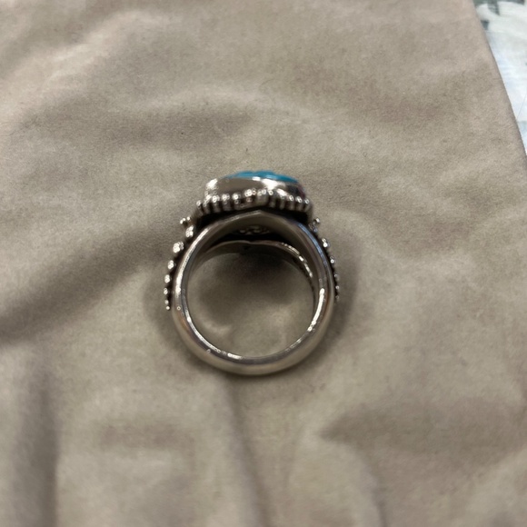 New Stephen Dweck Turquoise & Sterling Ring Size 7 - Picture 5 of 11